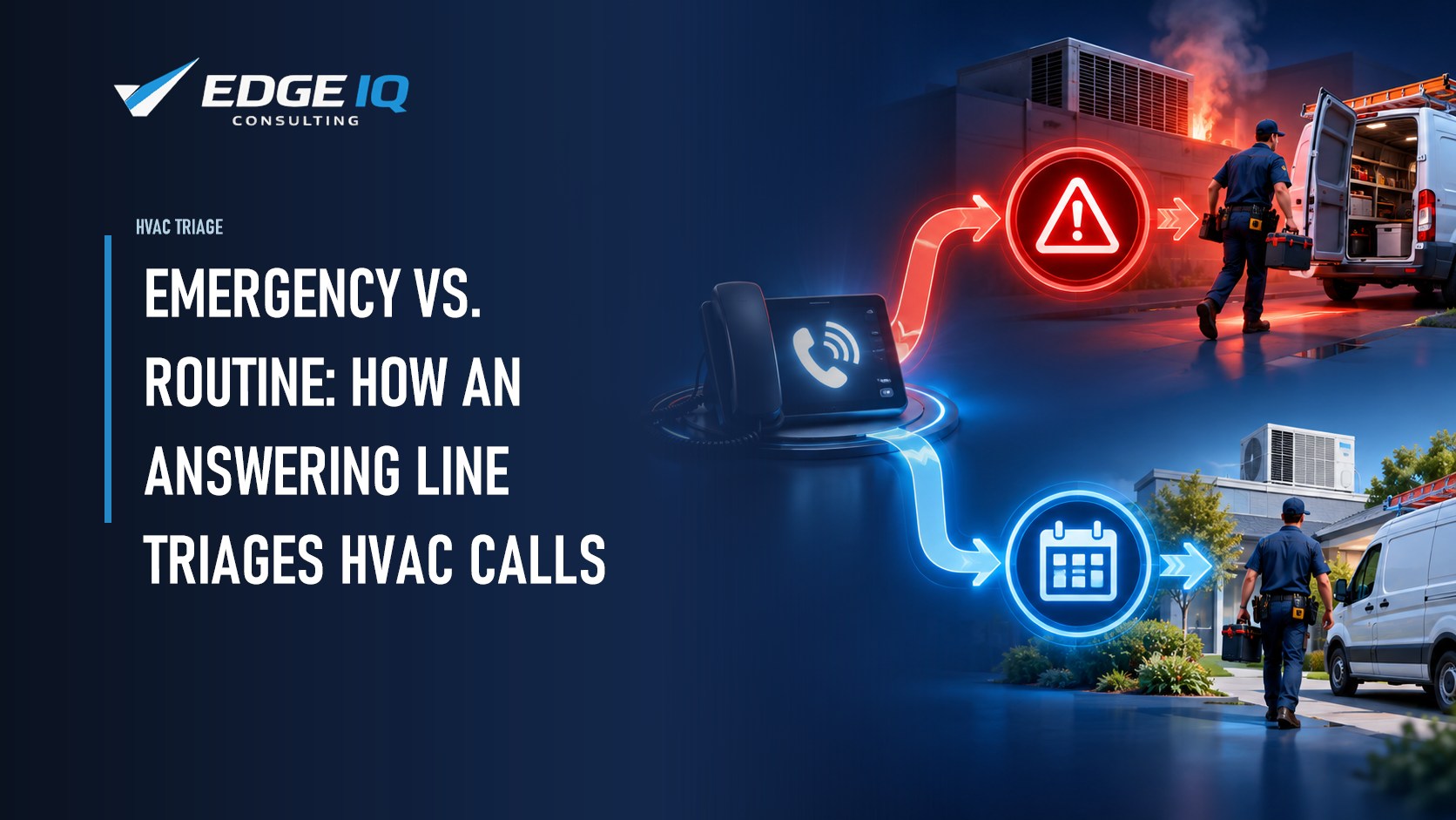 Emergency vs. Routine: How an Answering Line Triages HVAC Calls